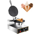 Commercial 110v Electric Nonstick Ice Cream Waffle Cone Baker Maker Machine