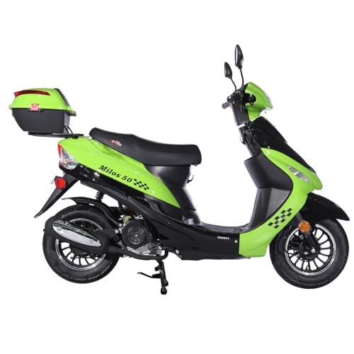 Moped with 10" Aluminum Wheels, Electric/Kick Start P87471