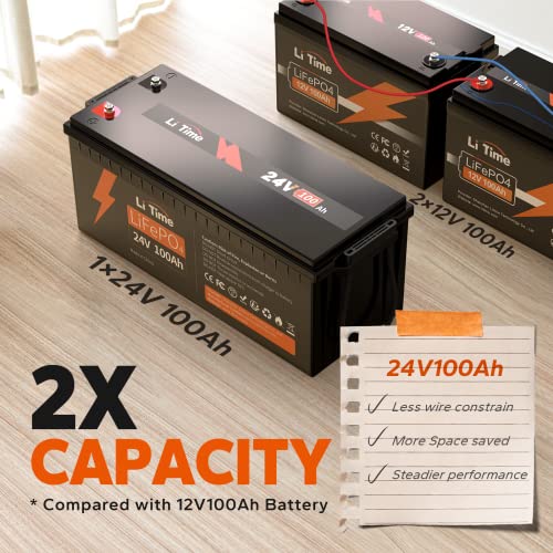 12V 100Ah LiFePO4 Battery with Built-in 100A BMS D2856