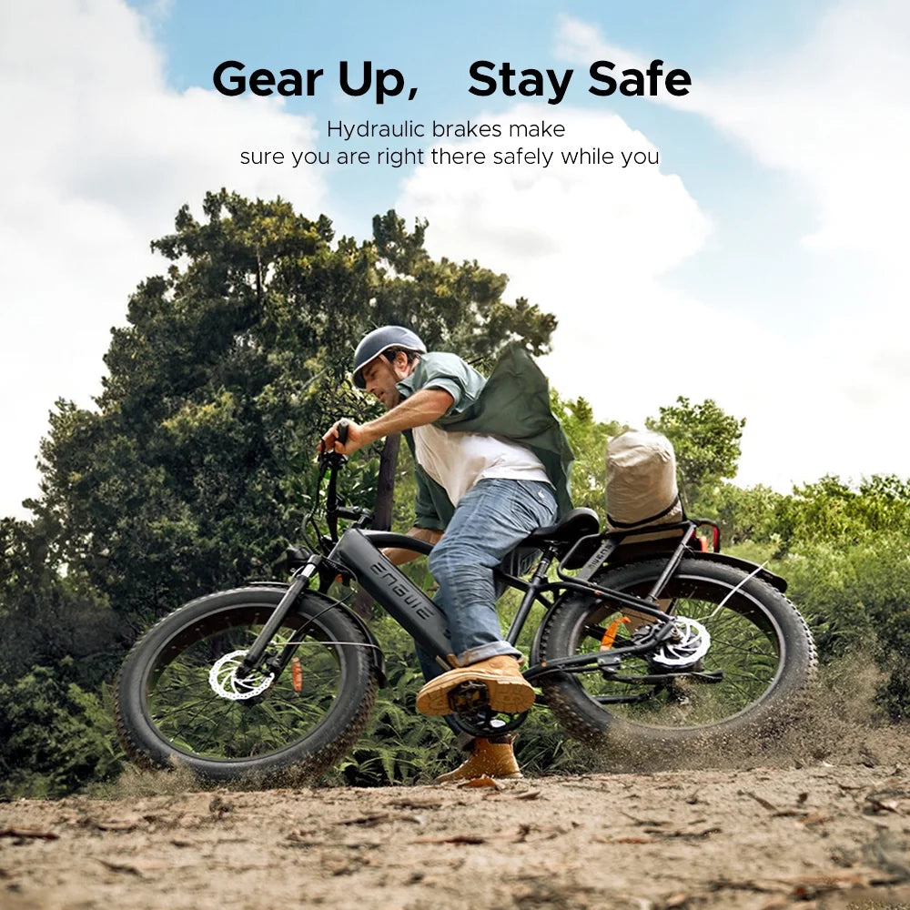 All-Terrain Electric Bike with Dual Suspension E15747