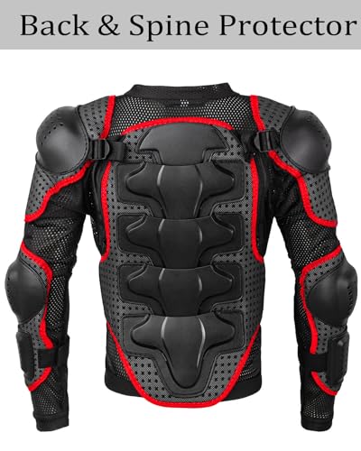Kids Motorcycle Jacket with Chest Back Elbow Protection D890317