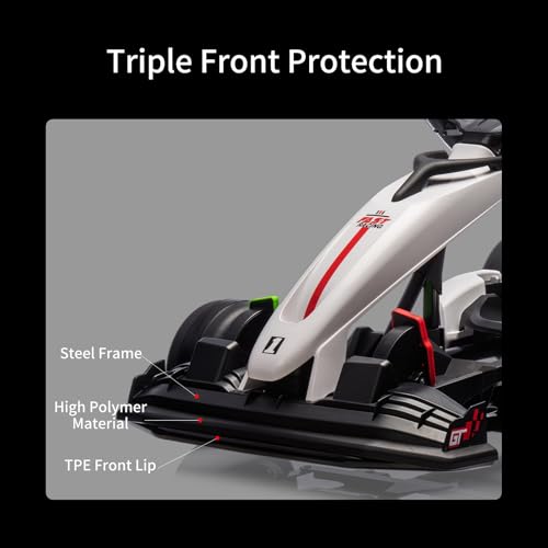 Electric Drift Kart for Kids, Ride-On Car with Adjustable Seat A721