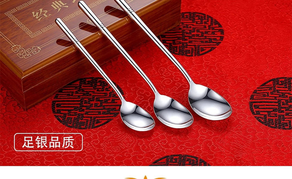 Sterling Silver Spoon for Adult and Child, Coffee Spoon U6102