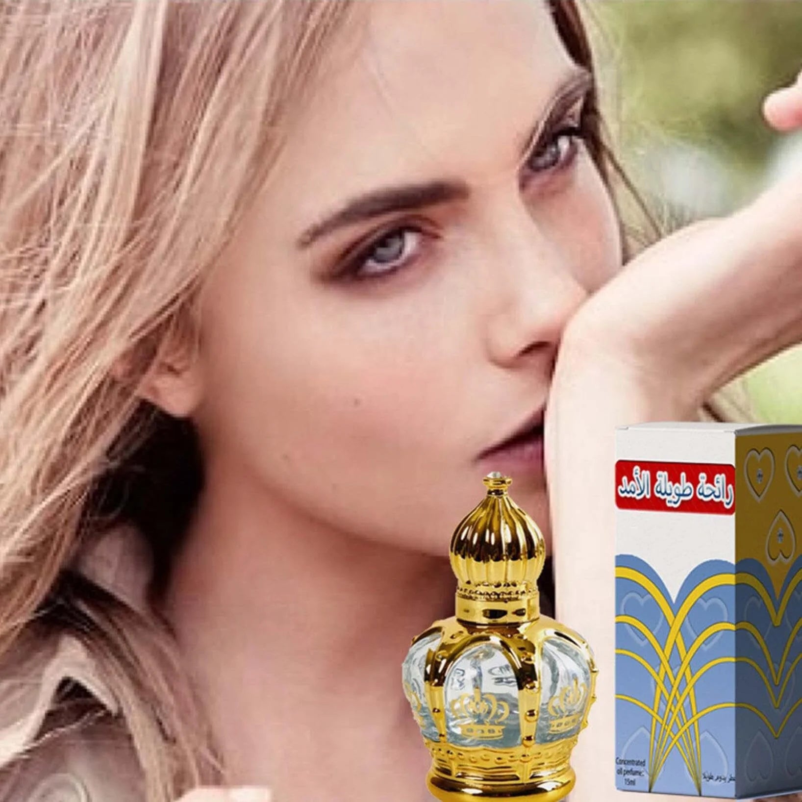 Arabic Eau de Parfum, Concentrated Perfume Oil for Women, Long Lasting (3 pcs) B1243