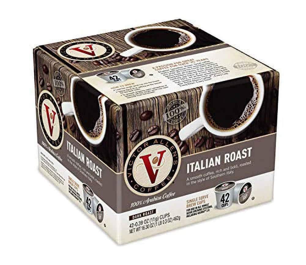 Italian Roast Dark Coffee Pods for Keurig Brewers R8357