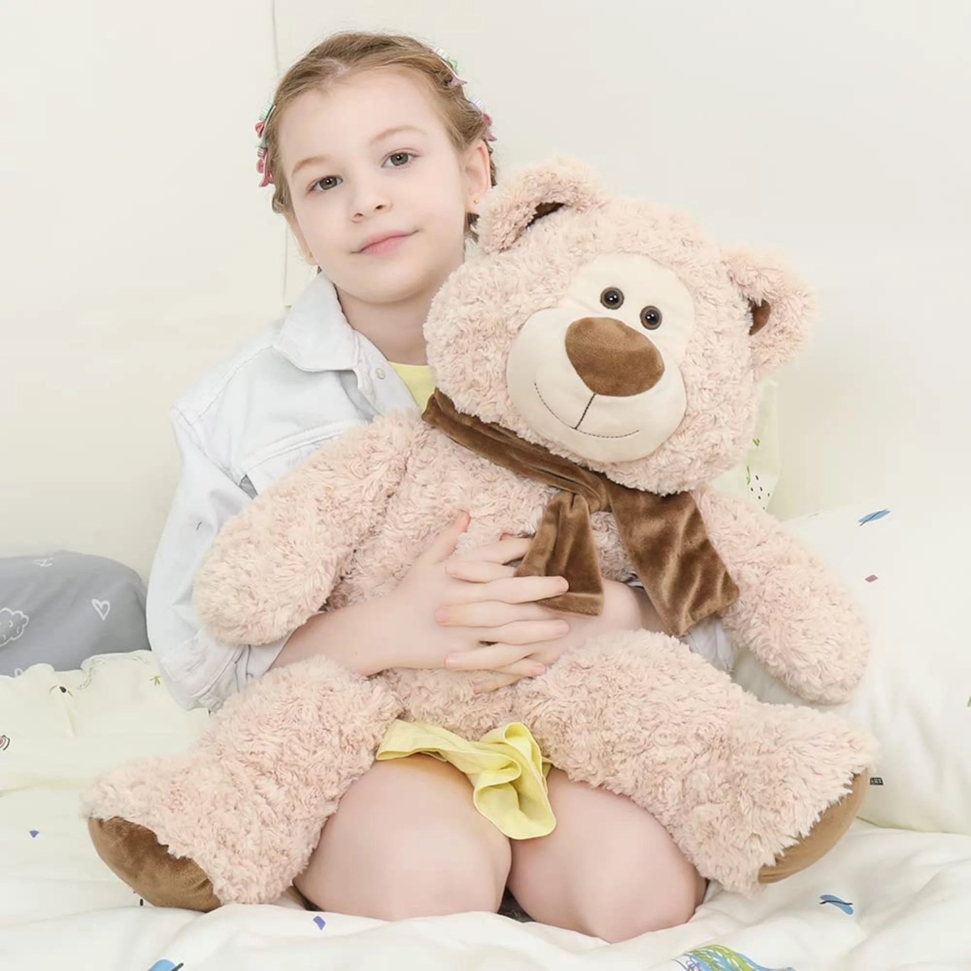 Giant Teddy Bear Stuffed Animal Plush Toy Beige 24 Inch P62881