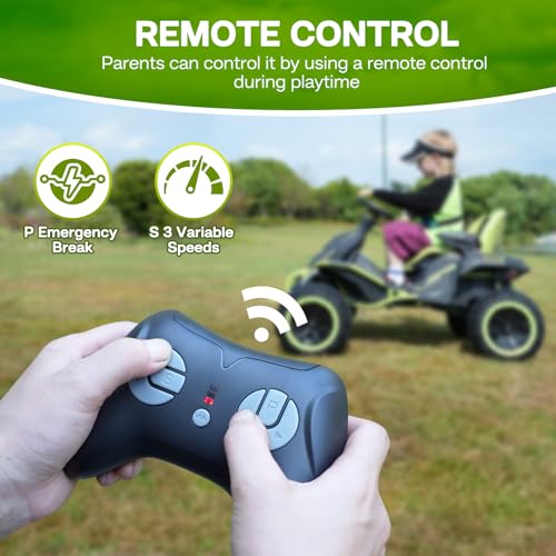 24V Ride on Toy for Big Kids with 4 Motors and Bluetooth Speaker R859