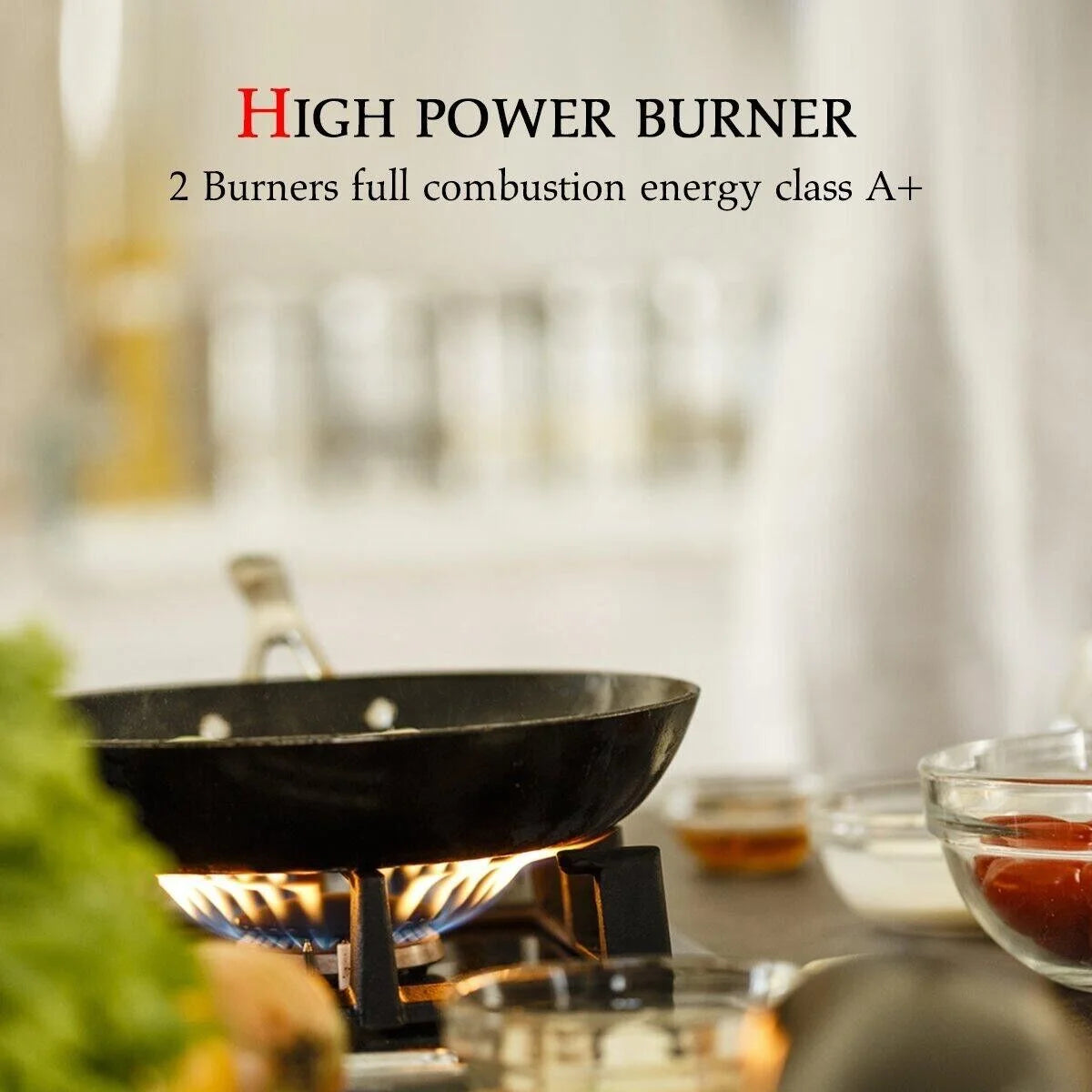 12 inch Gas Cooktop Stainless Steel NG/LPG Built-in A1442