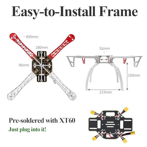 DIY Quadcopter Drone Kit with Frame, Motors, GPS & Battery L460830