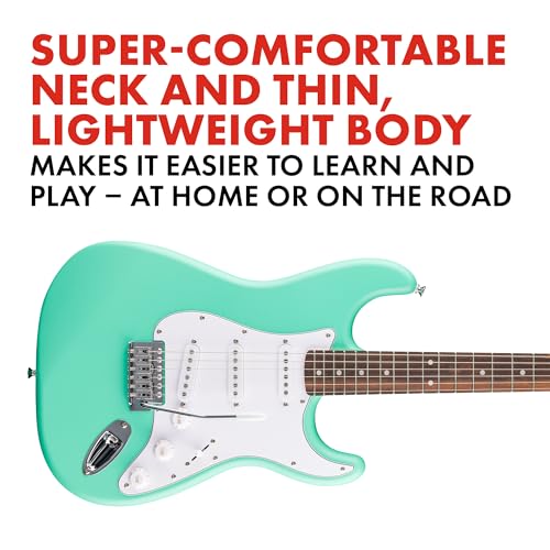 Electric Guitar for Beginners, Black Matte Finish V2002