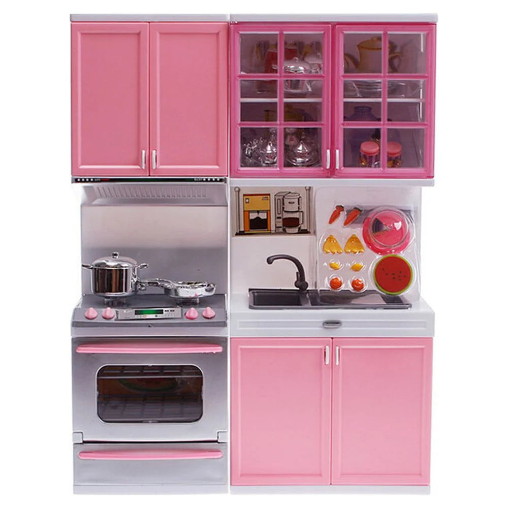 Mini Kids Kitchen Pretend Play Cooking Set with Stove O430