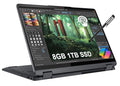 2-in-1 Laptop 14" FHD+ Touchscreen, 8GB RAM, 256GB SSD, Grey J847