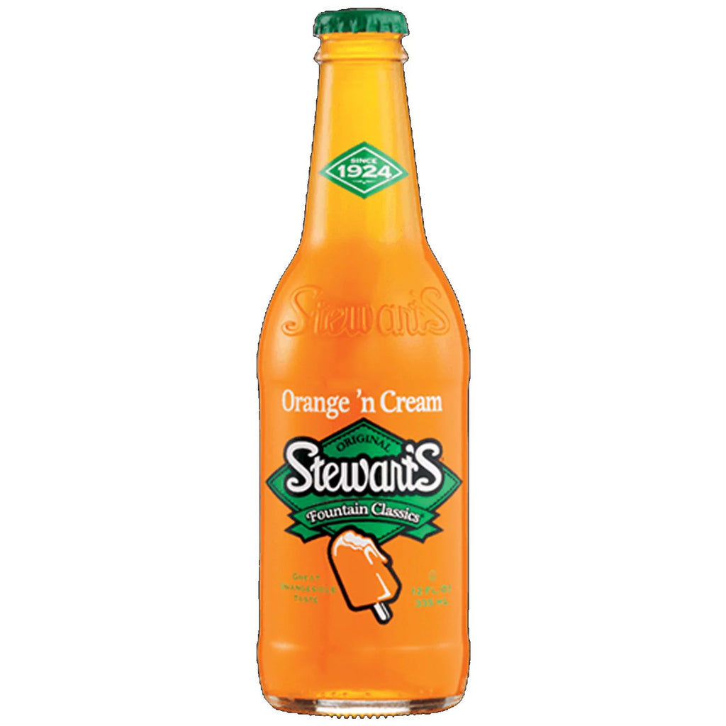 Orange & Cream Soda, 12 fl oz, 12 Glass Bottles U71870