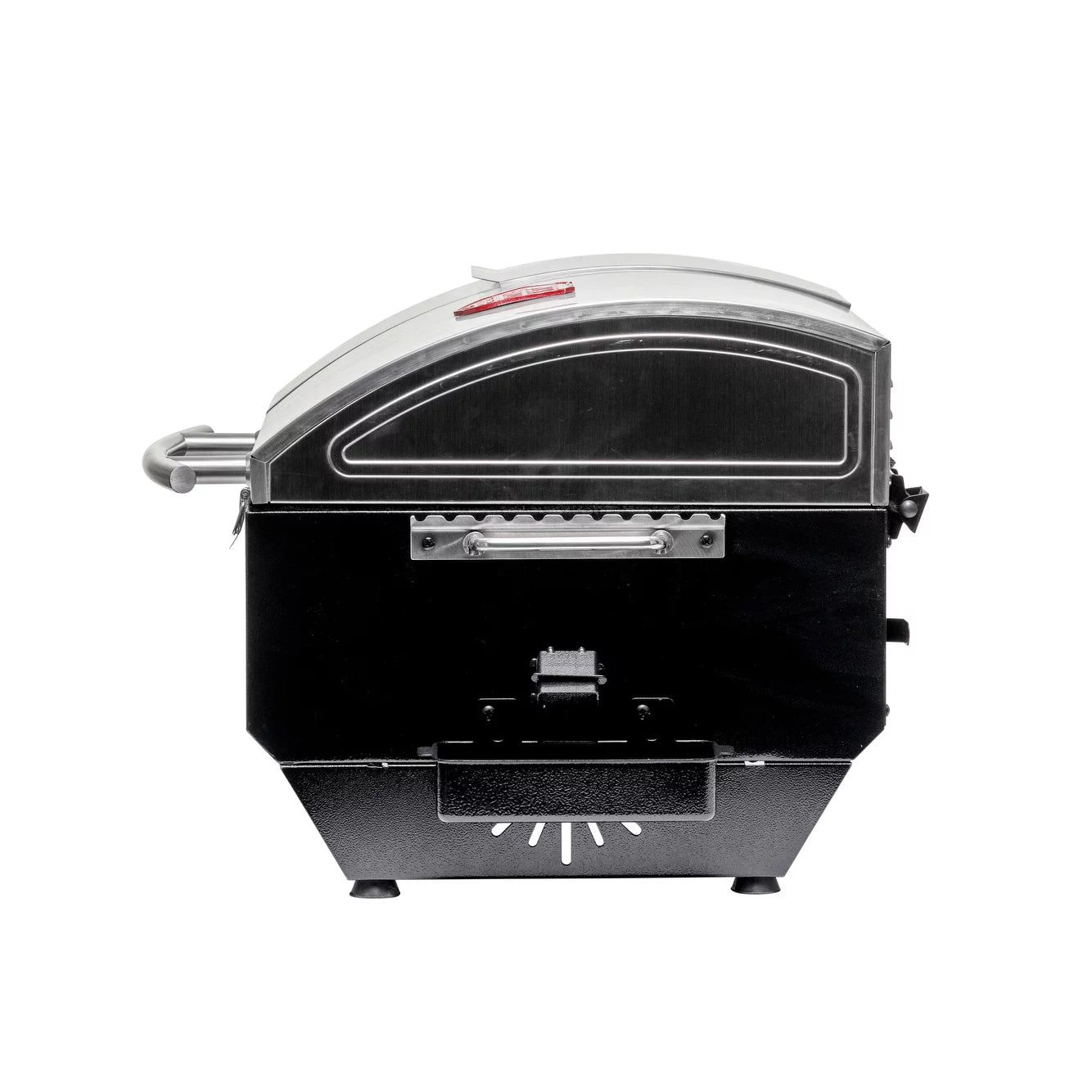 Portable Tabletop Wood Pellet Grill, Stainless Steel I368