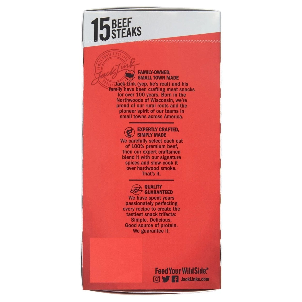 Beef Steak Snack, 0.8 Ounce (15 Count) G4070