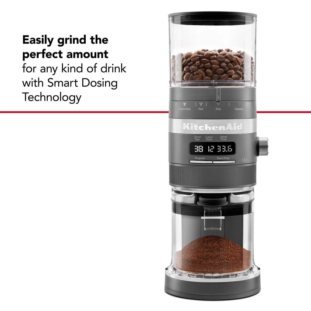 Burr Coffee Grinder, Charcoal Grey V67054