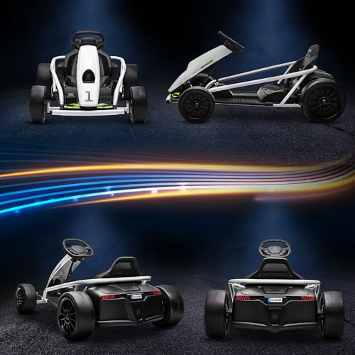 Electric Go Kart Drifting Ride On Toy for Kids 8-12, White C609