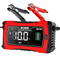 Battery Charger 10-Amp 12V and 24V Smart Car Battery Charger,Trickle Charger,Battery Maintainer and Desulfator,for Car Motorcycle Lawn Mower..Lithium,LiFePO4,Lead Acid (AGM/Gel/SLA..)