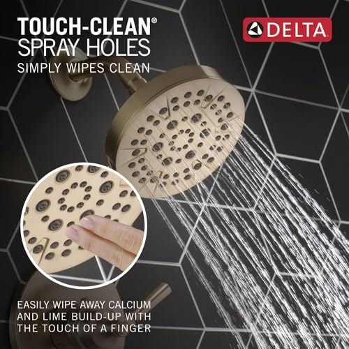3-Setting Gold Shower System with Handheld Spray and Valve Kit W14555
