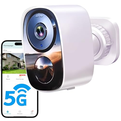 2K Wireless Outdoor Security Camera, Battery Powered, AI Motion Detection, 2-Way Talk X198