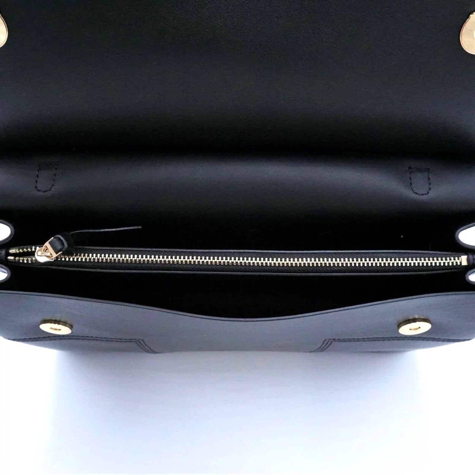 Women's Leather Satchel Bag with Gold Hardware B36102