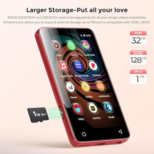160GB Bluetooth WiFi MP3 Player with 4" Touch Screen L369