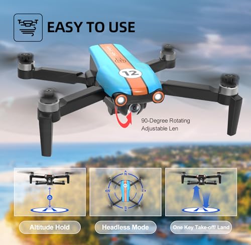 Drone with 4K Camera, Foldable FPV Quadcopter for Adults and Kids, 26 Mins Flight Time Y14058