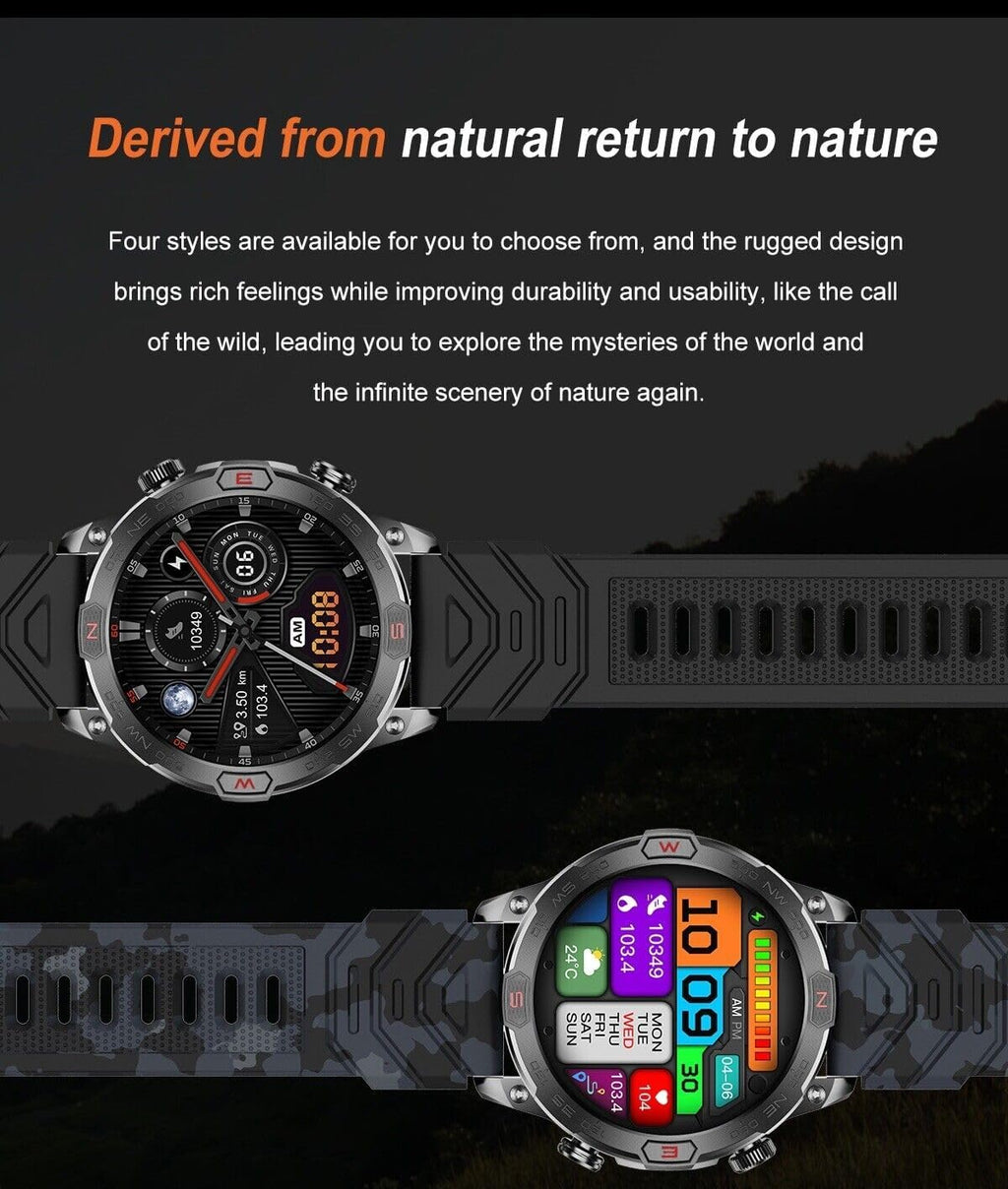 Smart Watch with 1.43" AMOLED Display, Waterproof Fitness Tracker X685