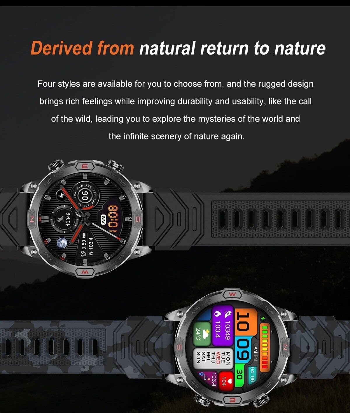 Smart Watch with 1.43" AMOLED Display, Waterproof Fitness Tracker X685