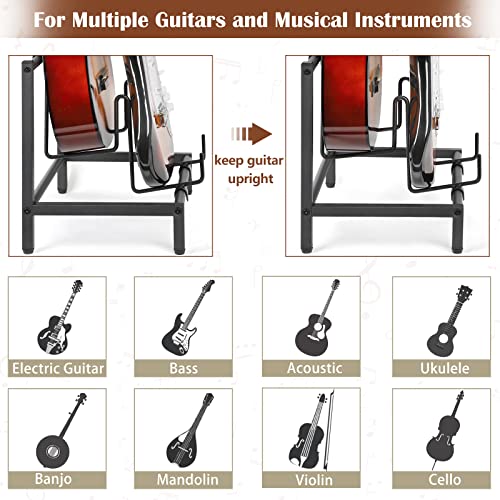 4-Tier Guitar Stand Rack Holder for Acoustic Electric Bass V903