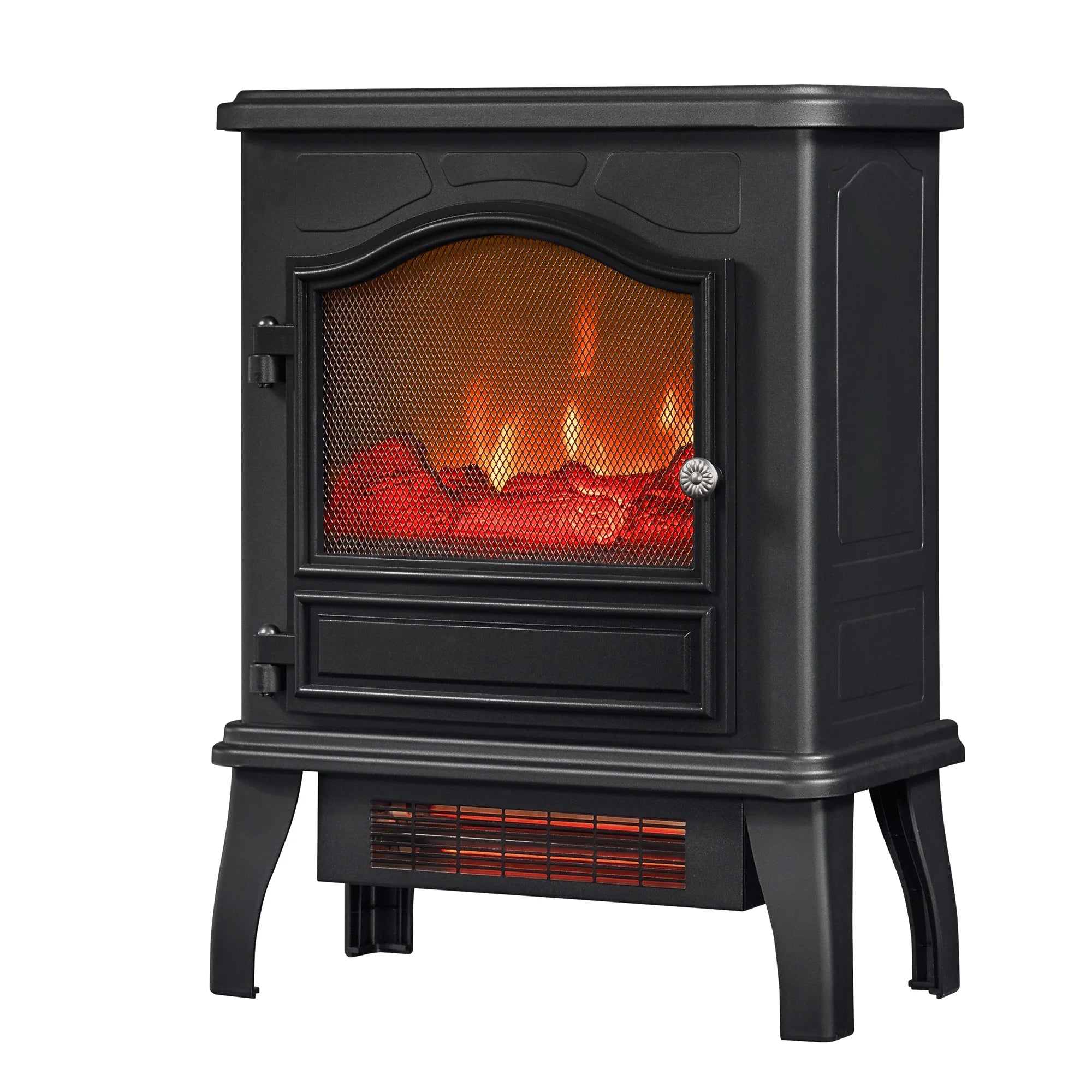 Infrared Quartz Electric Stove Heater, 1500W, Black Y898