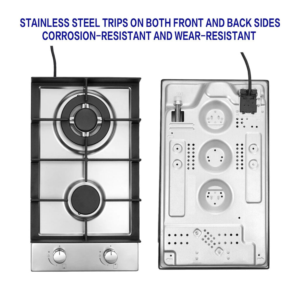 12 inch Gas Cooktop Stainless Steel NG/LPG Built-in A1442