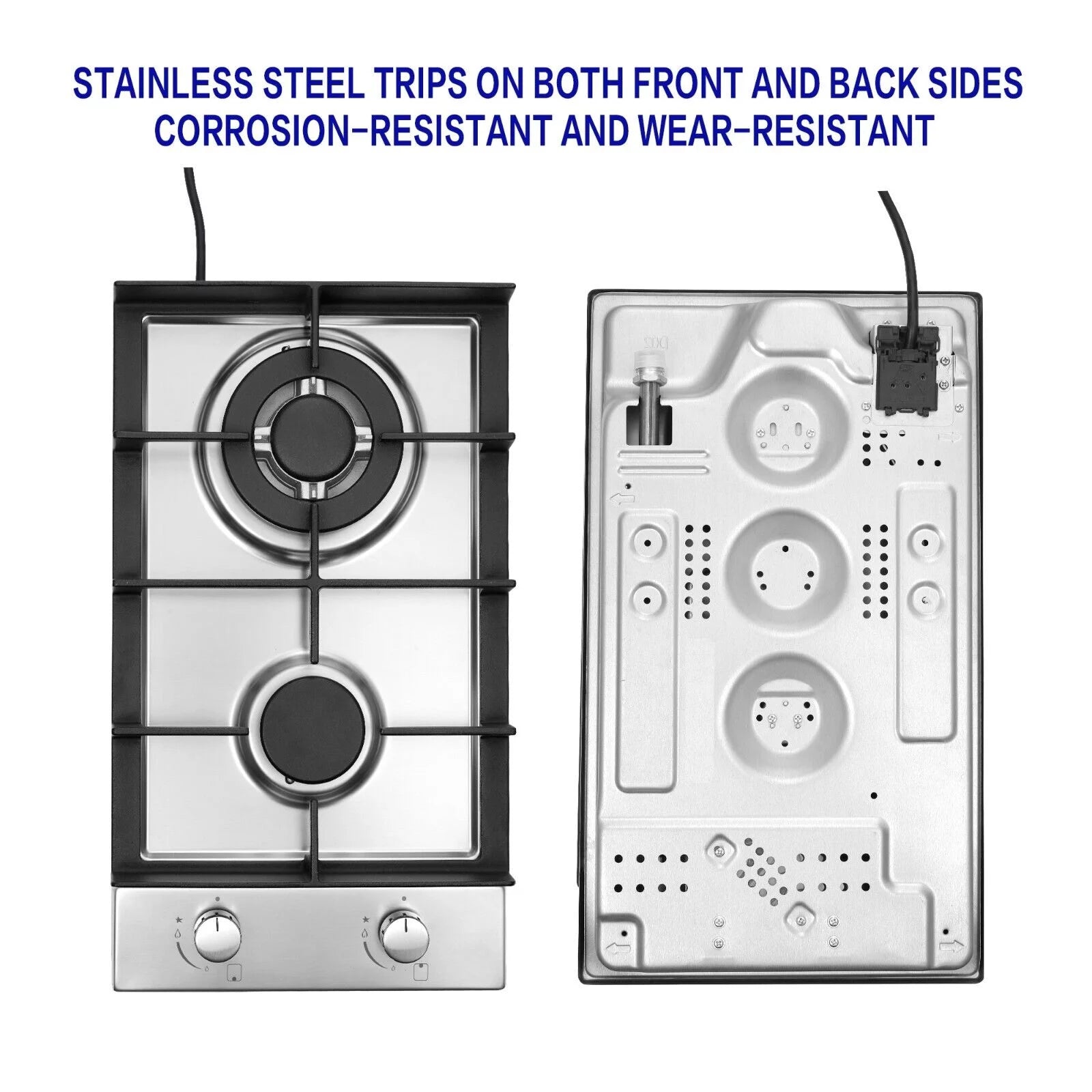 12 inch Gas Cooktop Stainless Steel NG/LPG Built-in A1442