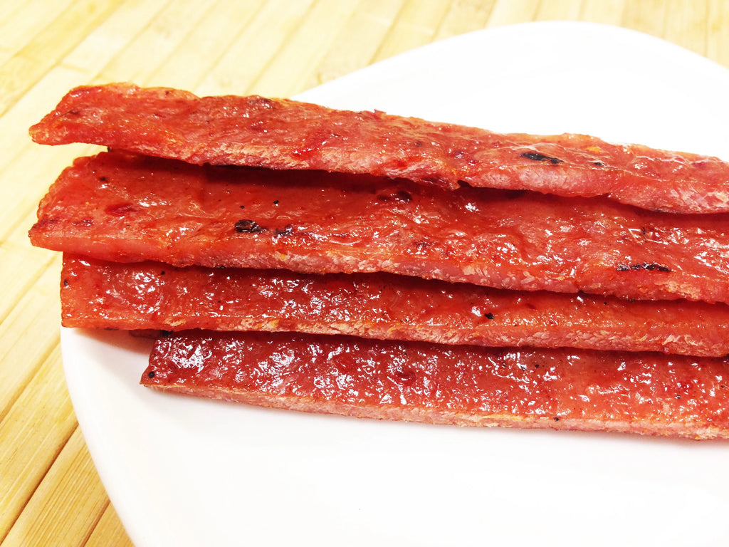 Fire-Grilled Pork Jerky, Spicy, 8 oz V937652