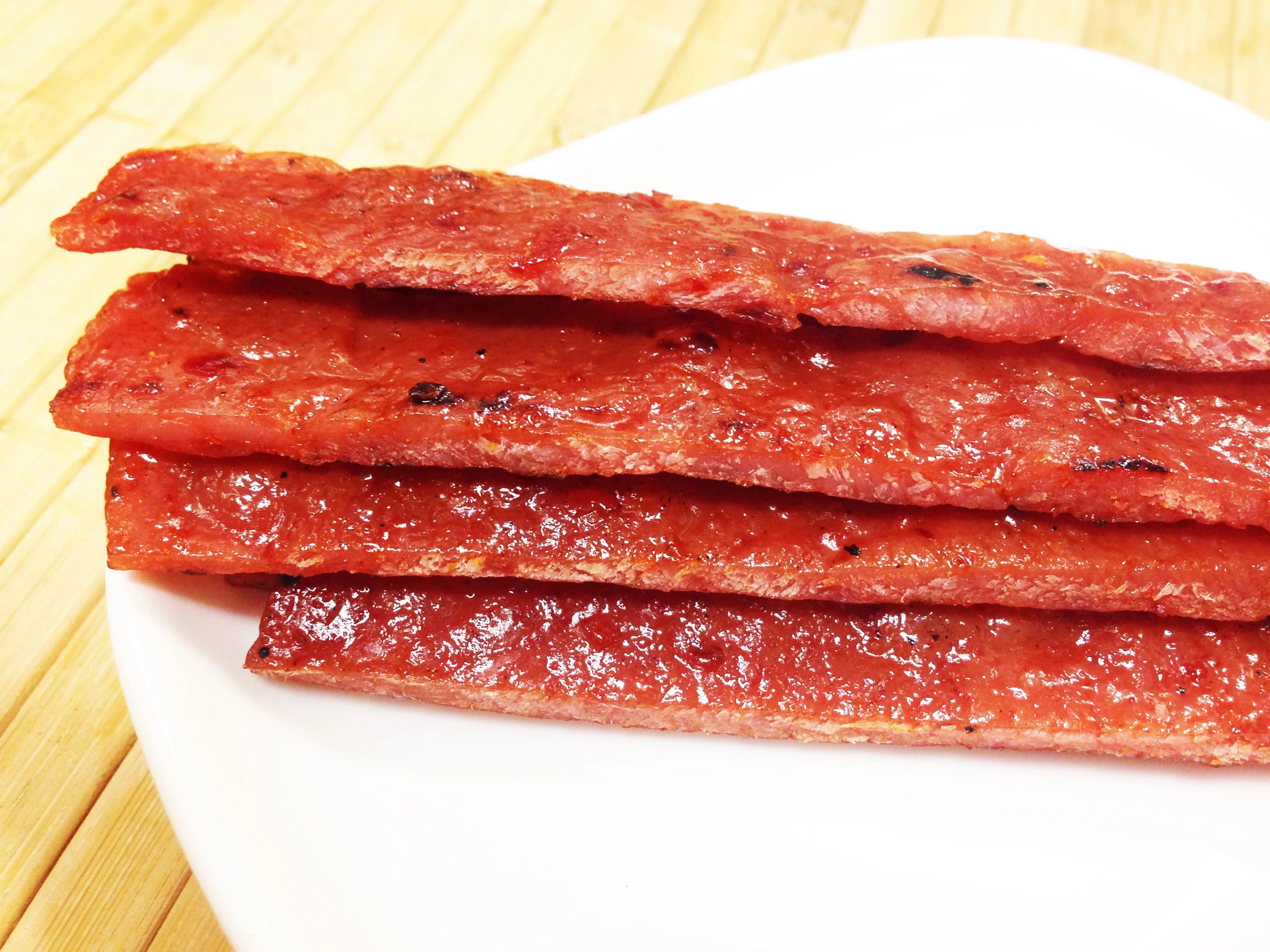 Fire-Grilled Pork Jerky, Spicy, 8 oz V937652