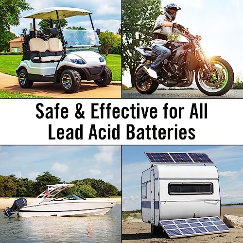 Golf Cart Battery Refill Solution - 64 oz, Non-Toxic, Restore 6/8/12 Volt Lead Acid Batteries F4969