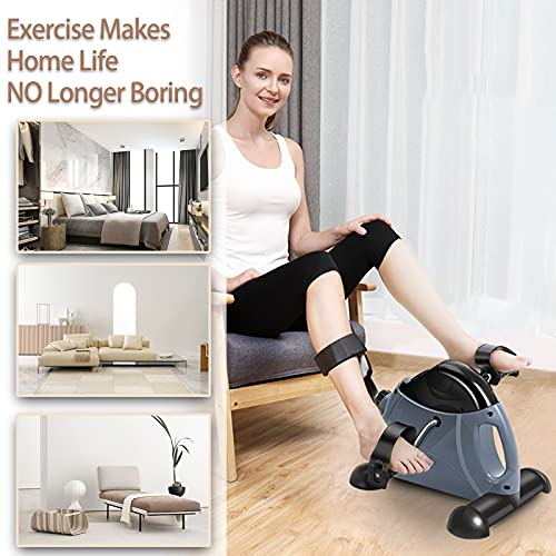 Under Desk Bike Pedal Exerciser with LCD Screen A782350