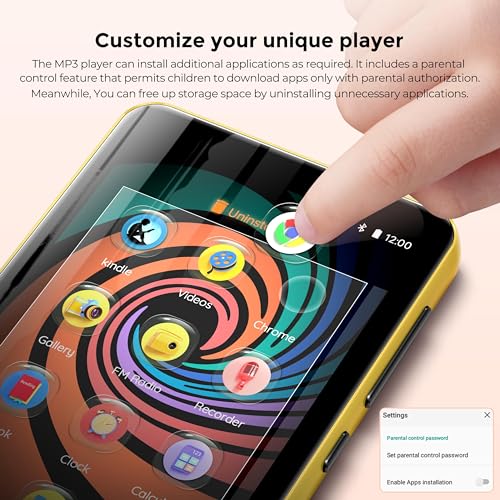 160GB Bluetooth WiFi MP3 Player with 4" Touch Screen L369