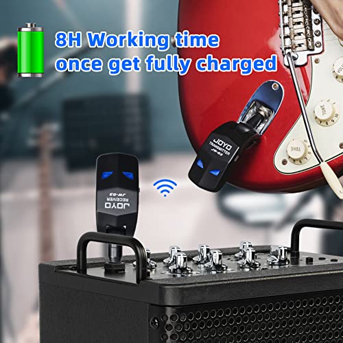 Wireless Guitar System 5.8GHz Transmitter Receiver with Charging Box A704