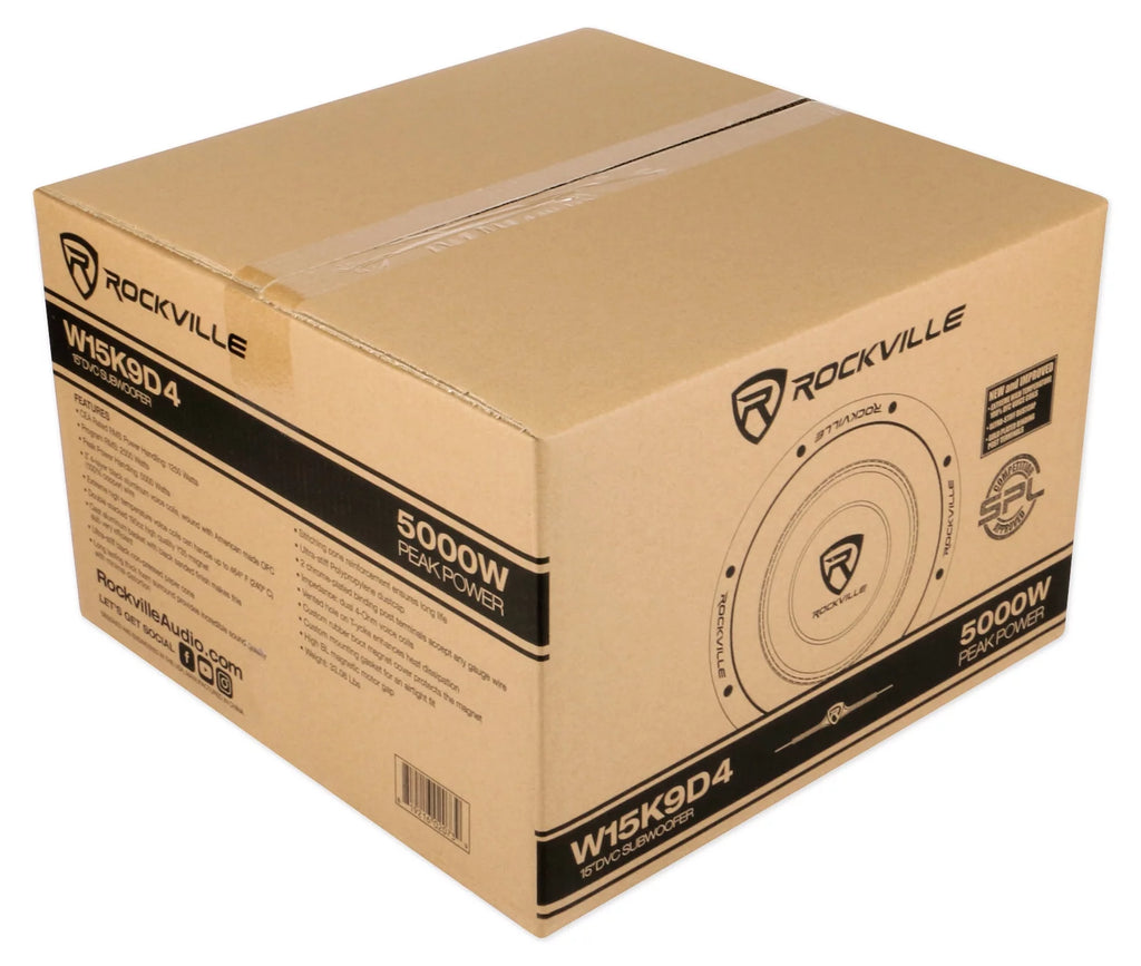 15" Car Subwoofer with Sealed Box Enclosure P656