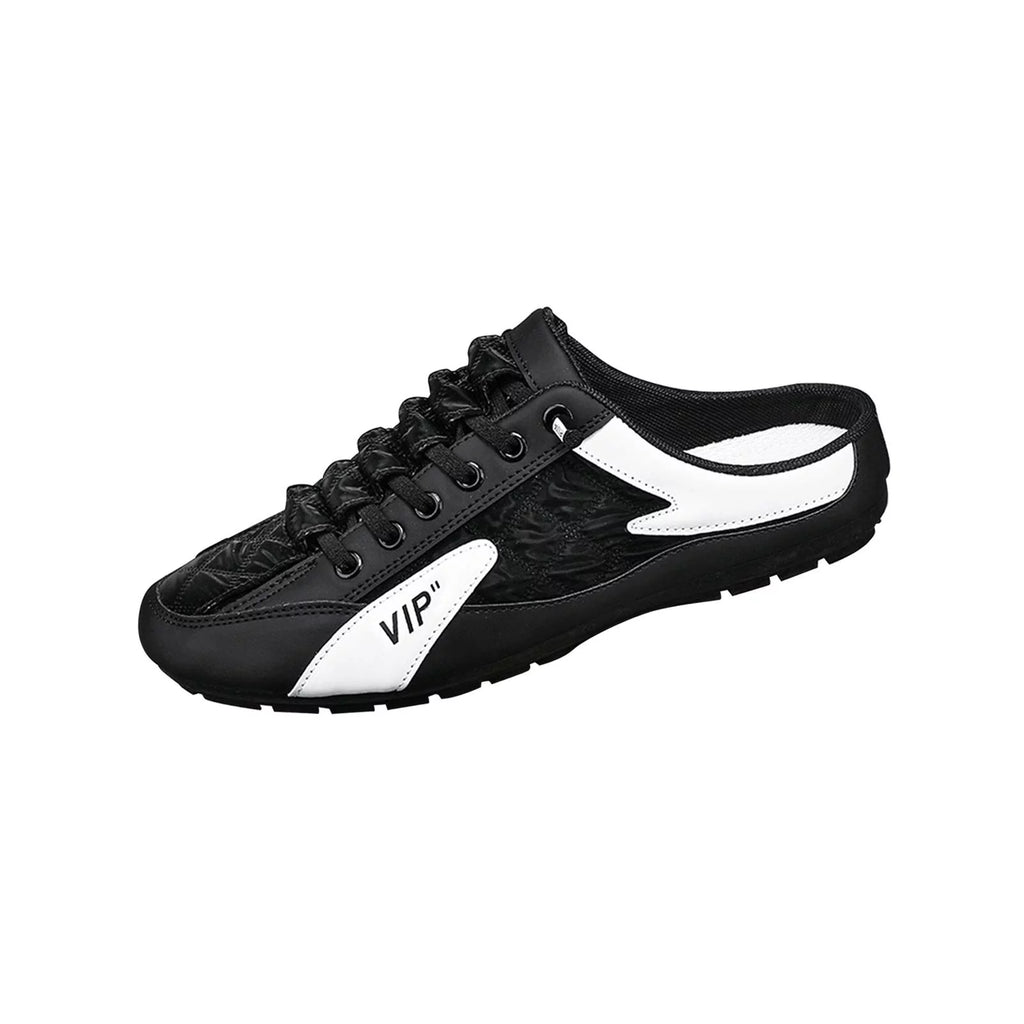 Men Slip-On Mule Sneakers Lightweight Casual Loafers Q264