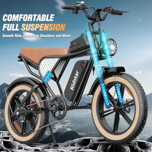 Electric Bike for Adults, 2000W, 52V 40AH, 20" Fat Tire, All Terrain U409