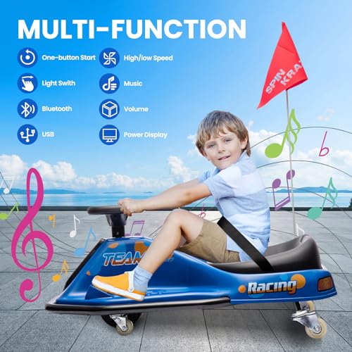 24V Electric Go Kart Drifting Car with 360° Rotation L71704