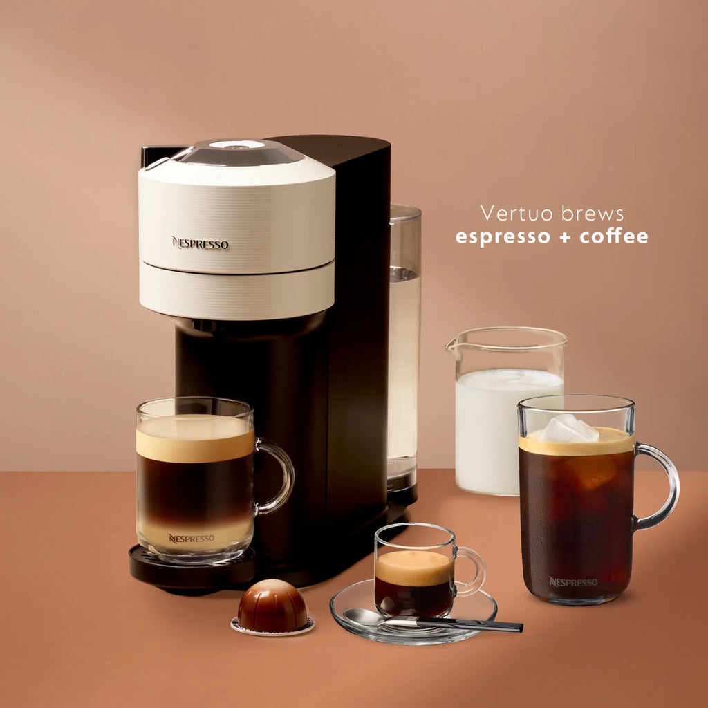 Coffee and Espresso Maker, White F327