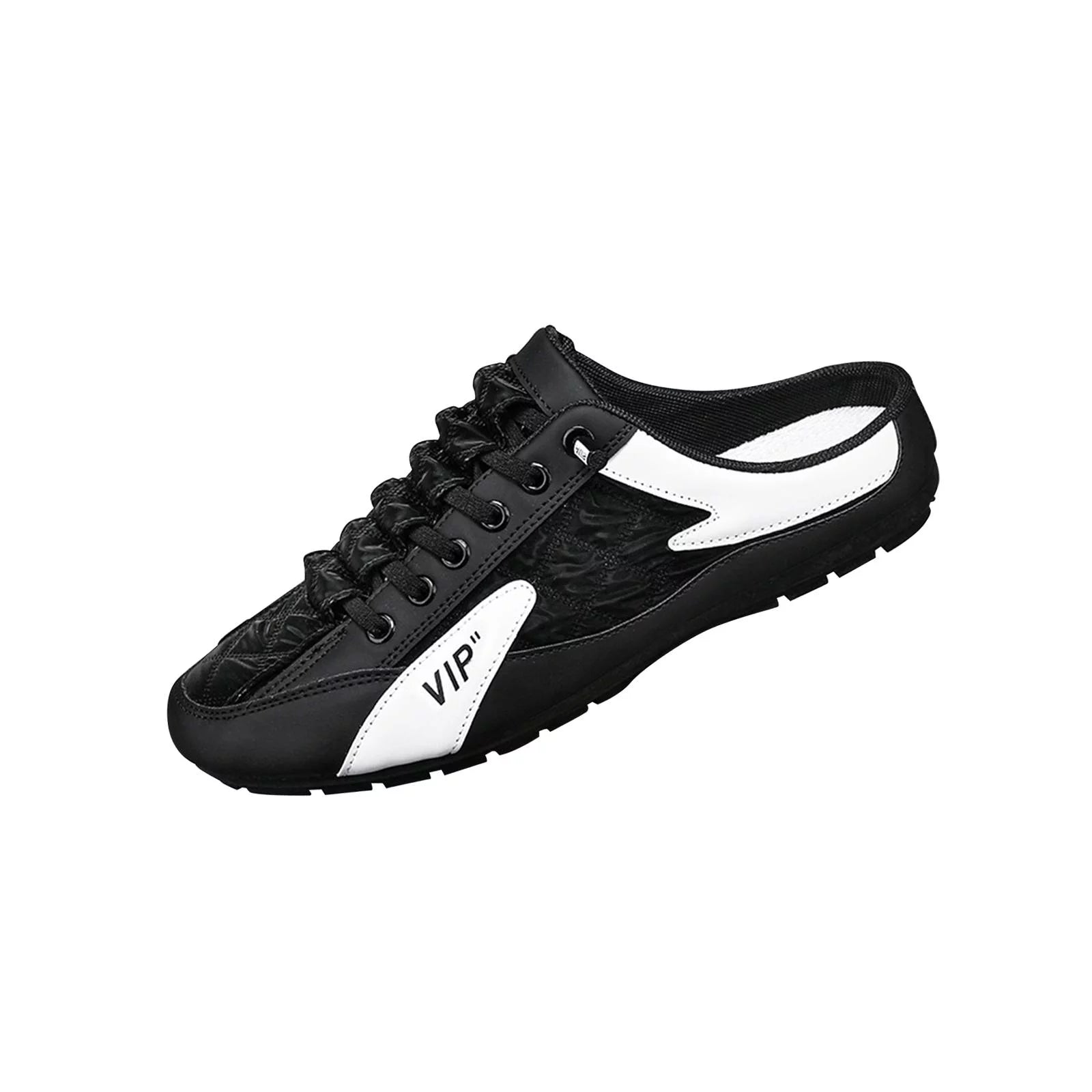Men Slip-On Mule Sneakers Lightweight Casual Loafers Q264