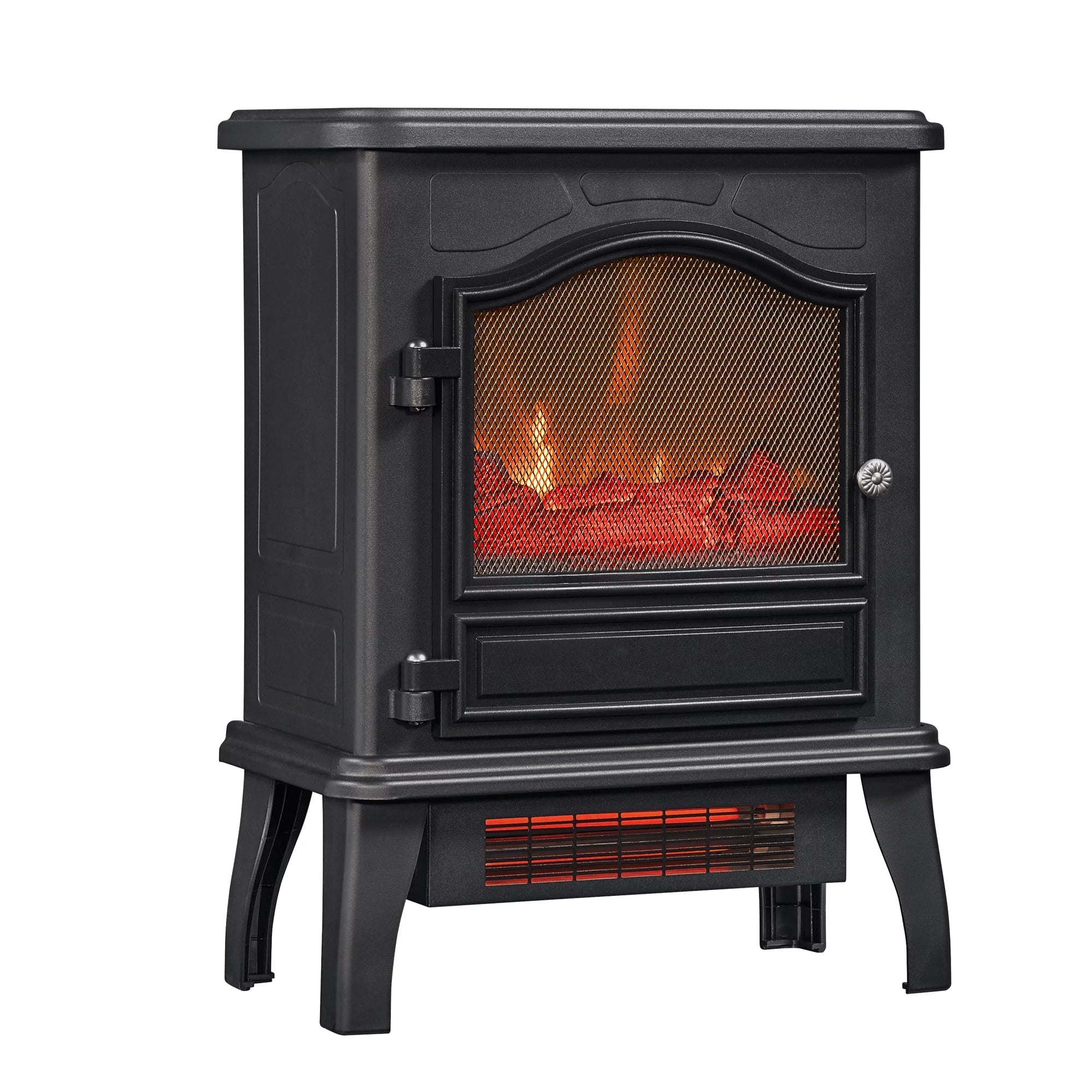 Infrared Quartz Electric Stove Heater, 1500W, Black Y898