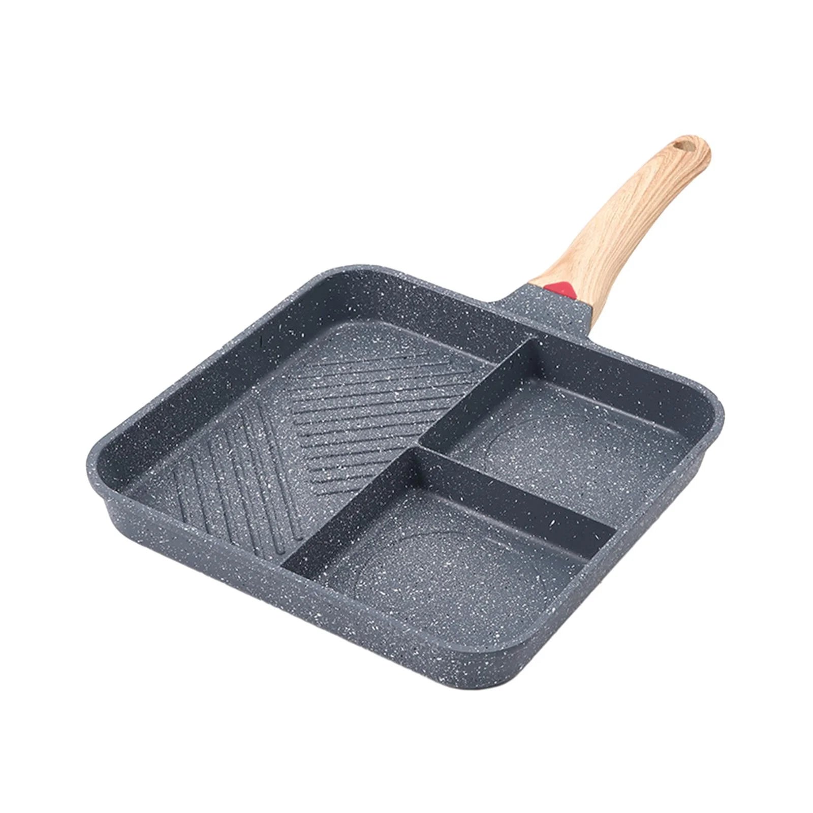 3 Section Nonstick Breakfast Frying Pan C4101