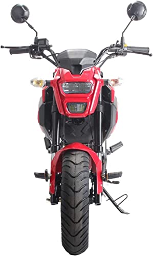 125cc Motorcycle Dirt Bike Street Gas Bike, Red M79393