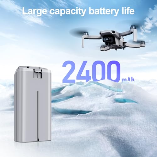 2-Pack Mini Drone Intelligent Flight Battery 2400mAh 31 Min C11368