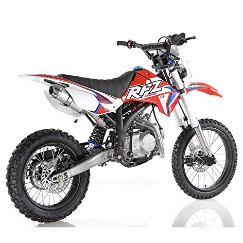 125cc Gas Dirt Pitbike with Headlight, Black Q764383
